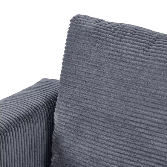 Grey Linen Sofa - FAIFCO