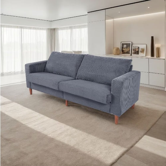Grey Linen Sofa - FAIFCO