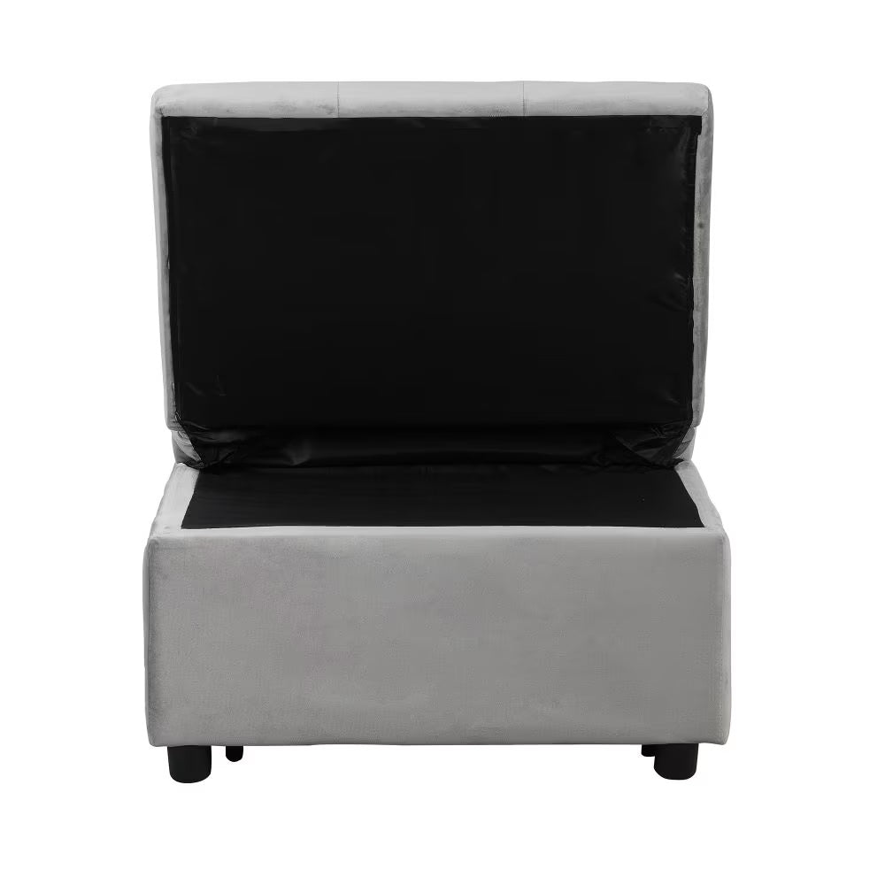 FAIF™ Folding Ottoman Sofa Bed Gray - FAIFCO