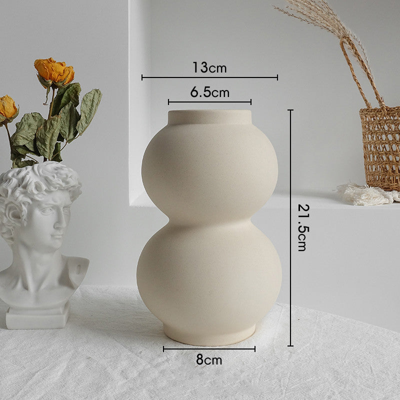 Minimalist Ceramic Vase for Living Room
