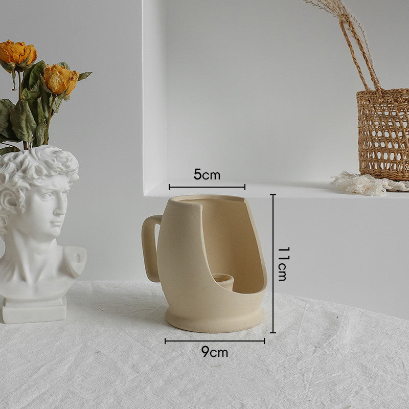 Minimalist Ceramic Vase for Living Room