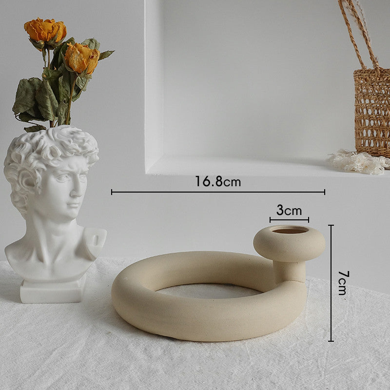 Minimalist Ceramic Vase for Living Room