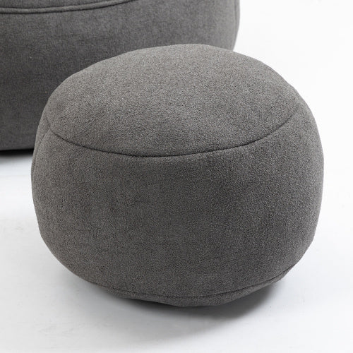 Foam Bean Bag Chair with Footrest - FAIFCO