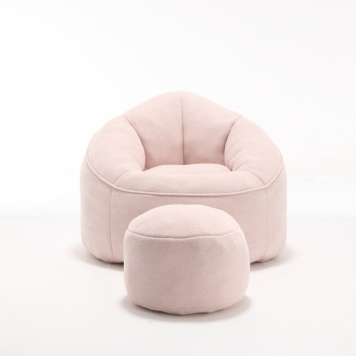 High-Pressure Foam Bean Bag Chair with Footrest – Comfy & Compressed Lounge Seat - FAIFCO