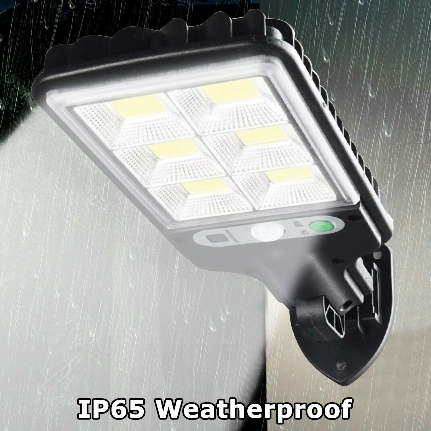 Solar-Powered PIR Motion Sensor Light