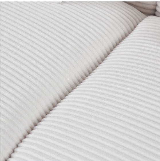 Linen Sofa Seats In Beige - FAIFCO