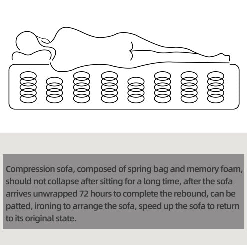 Modular Sectional Sofa Sleeper Couch, Sectional Sofa With Chaise And Ottoman, Convertible - FAIFCO