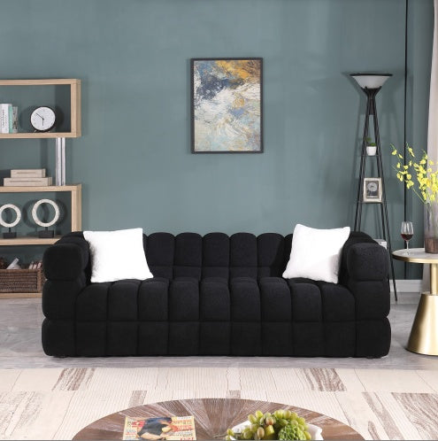 Marshmallow Boucle Sofa 3 Seater - FAIFCO