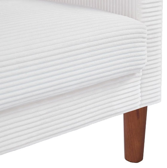 Linen Sofa Seats In Beige - FAIFCO