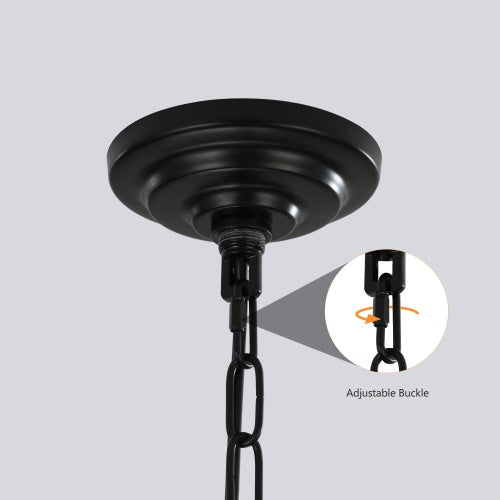 Industrial Farmhouse 8-Light Lantern Chandelie