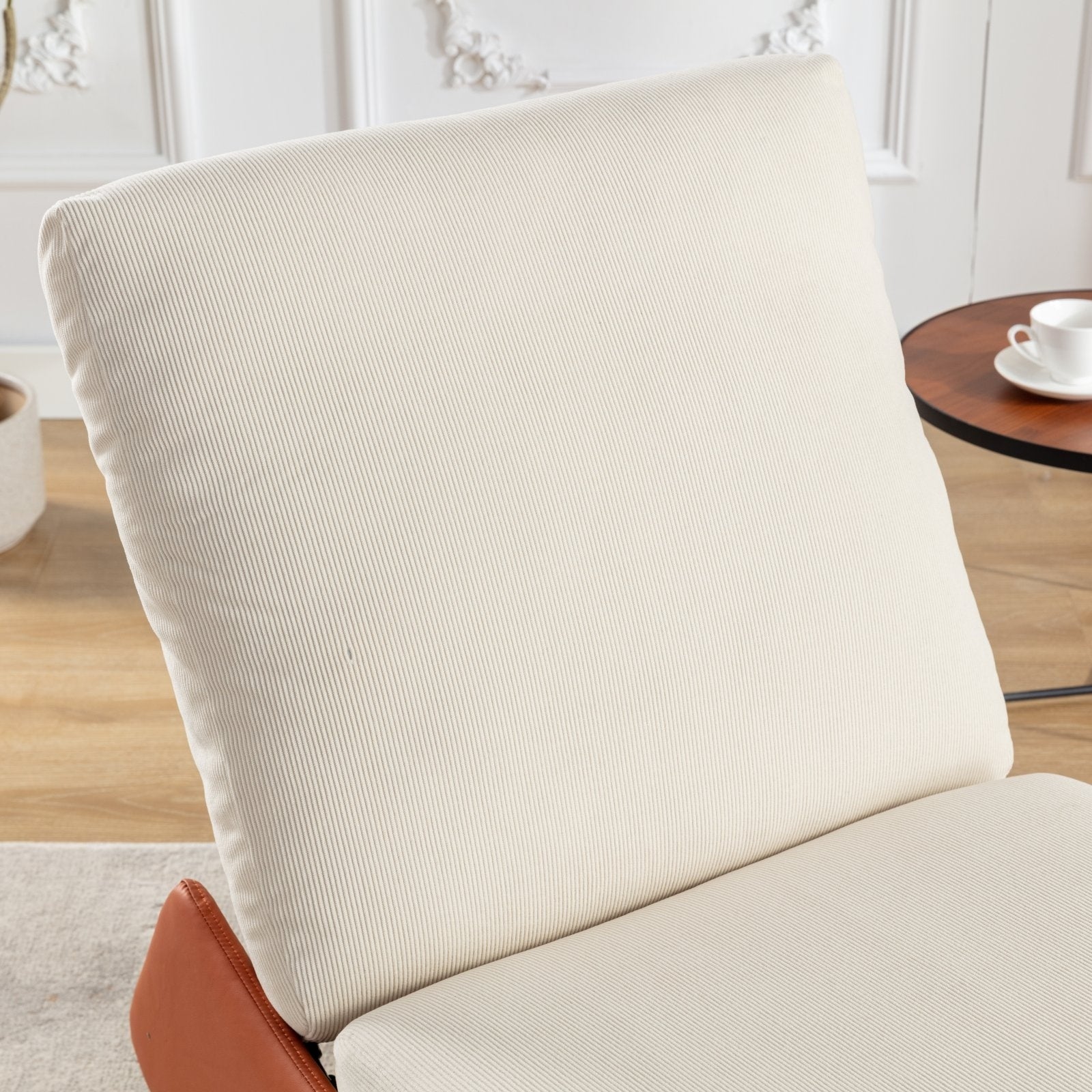 Modern Rocking Recliner Chair with Footrest – Comfy Accent Chair for Nursery & Reading - FAIFCO