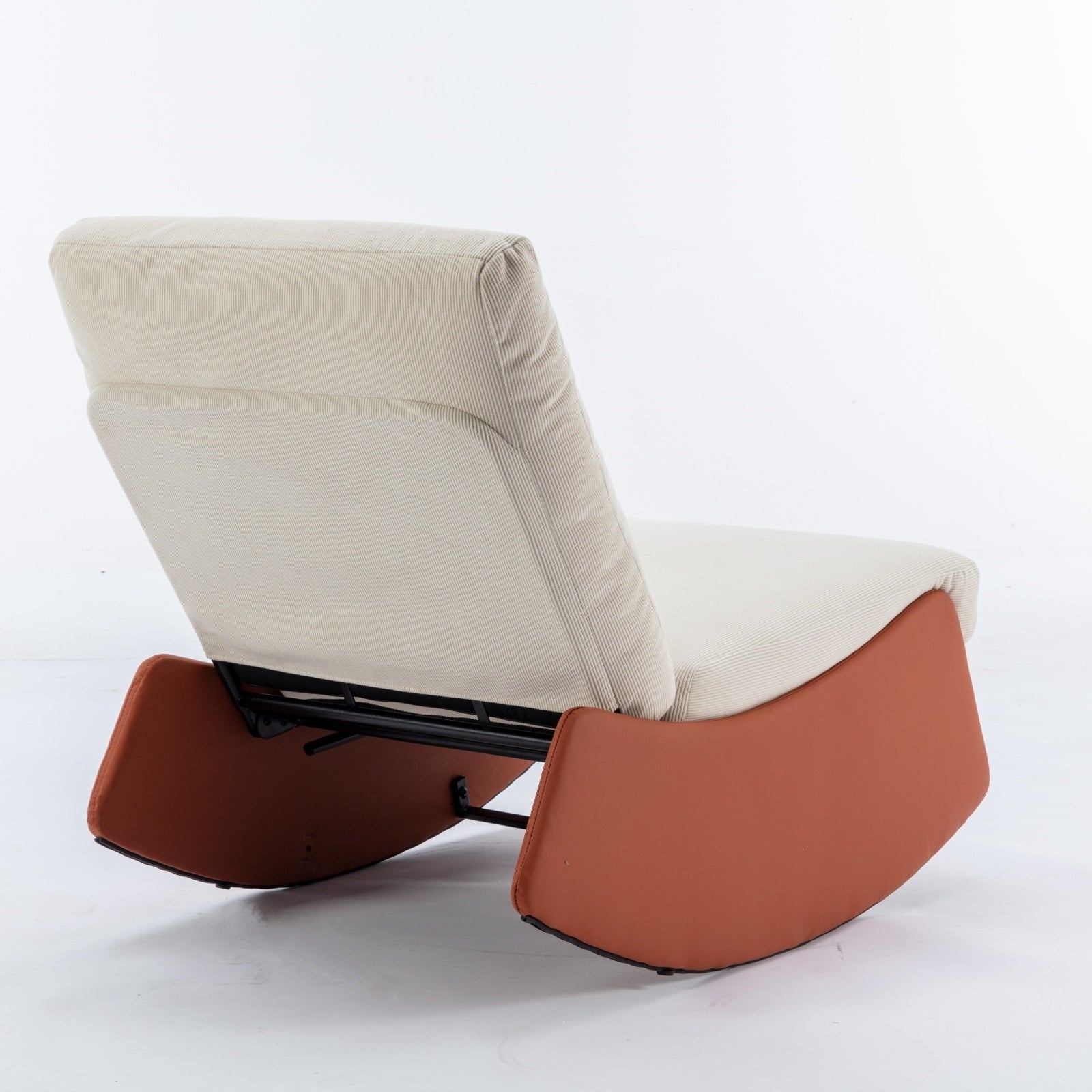 Modern Rocking Recliner Chair with Footrest – Comfy Accent Chair for Nursery & Reading - FAIFCO