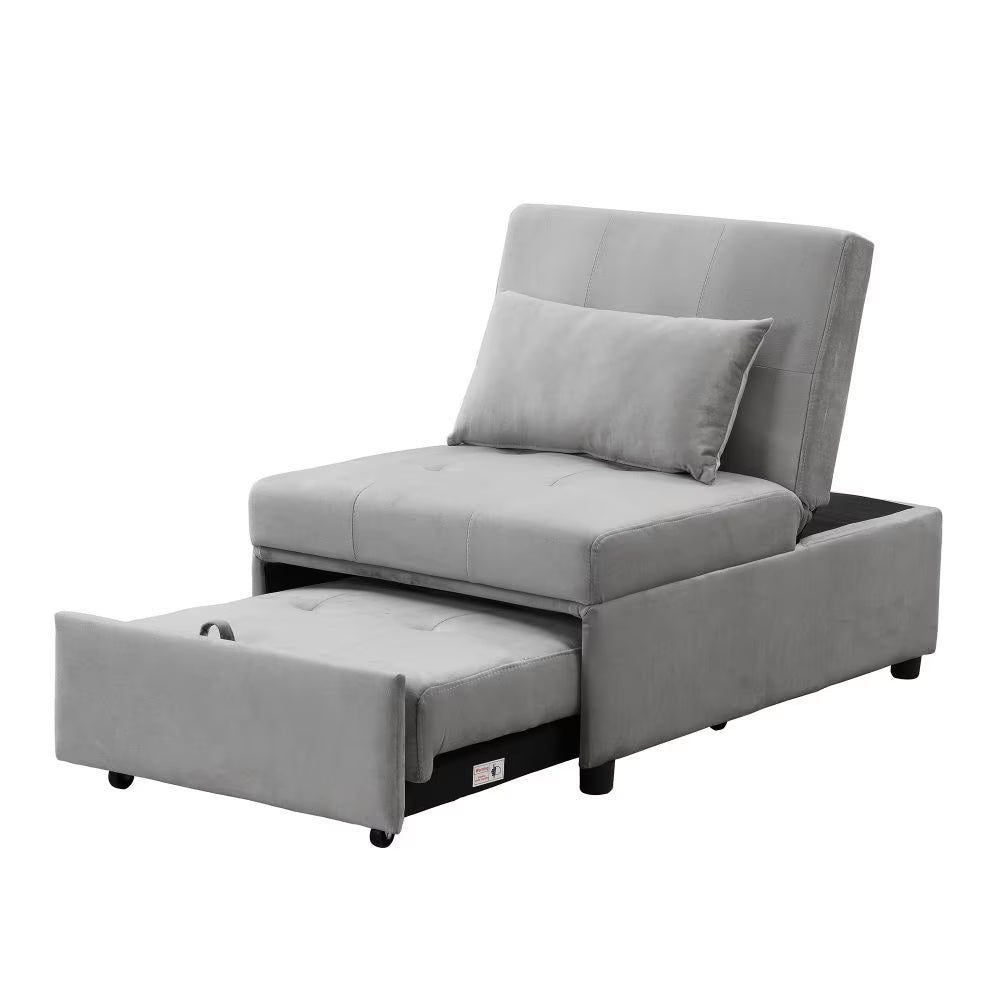 FAIF™ Folding Ottoman Sofa Bed Gray - FAIFCO