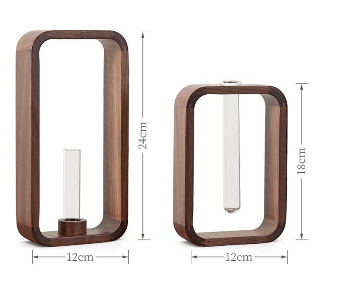 Modern Wooden Vase for Home