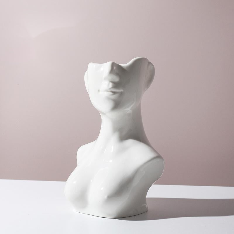 Ceramic Body Vase – Modern Home Decor