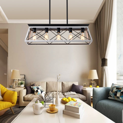 Farmhouse Style 5-Light Ceiling Chandelier