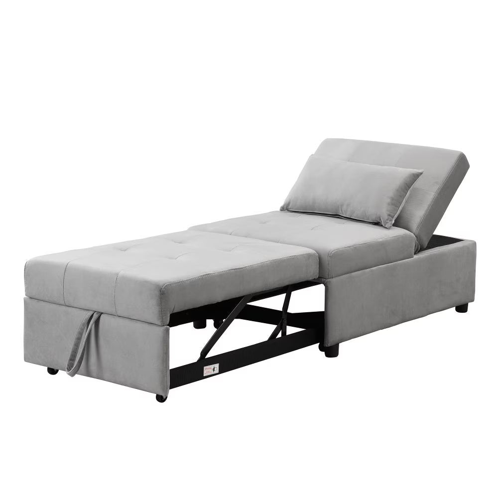 FAIF™ Folding Ottoman Sofa Bed Gray - FAIFCO
