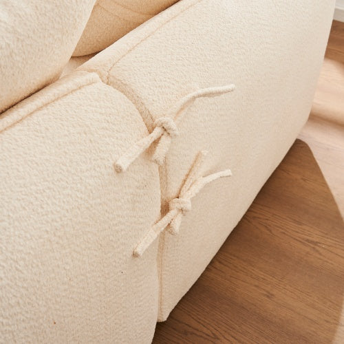 Oversized L-Shaped Sleeper Sofa – 3-Seater with Chaise, Left-Facing Design - FAIFCO