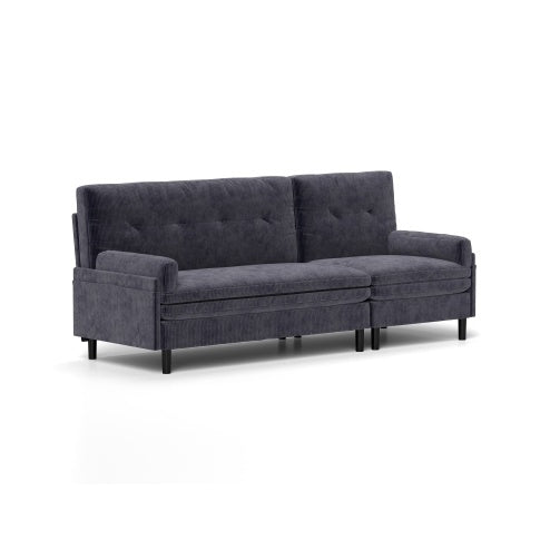 Modular Sectional Sofa Sleeper Couch, Sectional Sofa With Chaise And Ottoman, Convertible - FAIFCO