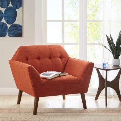 FAIF™ Mid-Century Modern Lounge Chair – Comfortable & Stylish Accent Chair for Living Room - FAIFCO