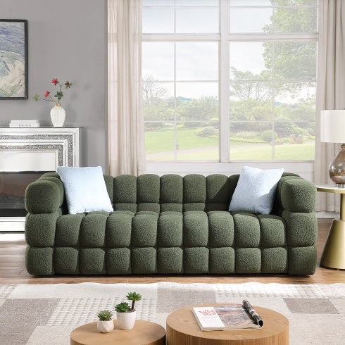 Marshmallow Boucle Sofa 3 Seater - FAIFCO