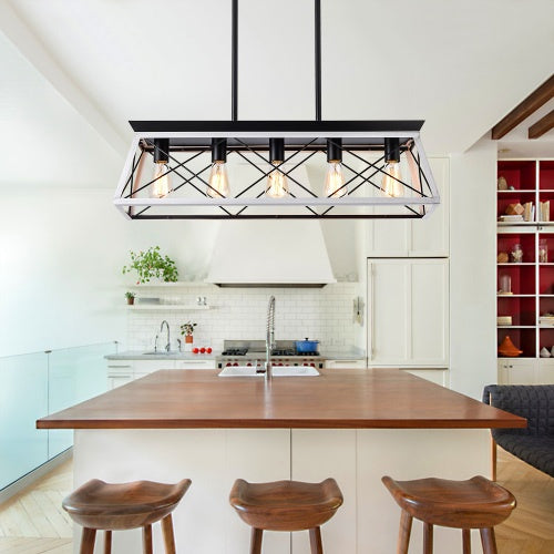 Farmhouse Style 5-Light Ceiling Chandelier