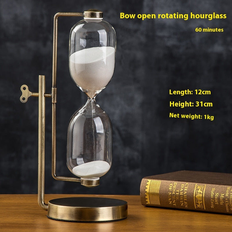 Wooden Hourglass Timer 15 Minutes Desk Study Room