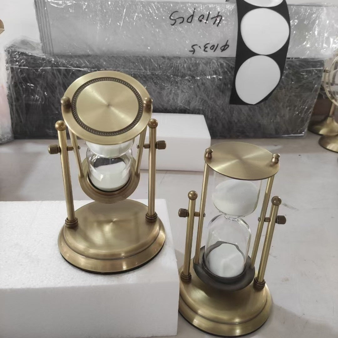 Wooden Hourglass Timer 15 Minutes Desk Study Room