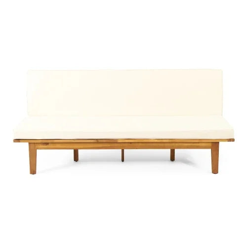 FAIF™ JILL DAYBED – Versatile Acacia Wood Daybed with Water-Resistant Cushions - FAIFCO