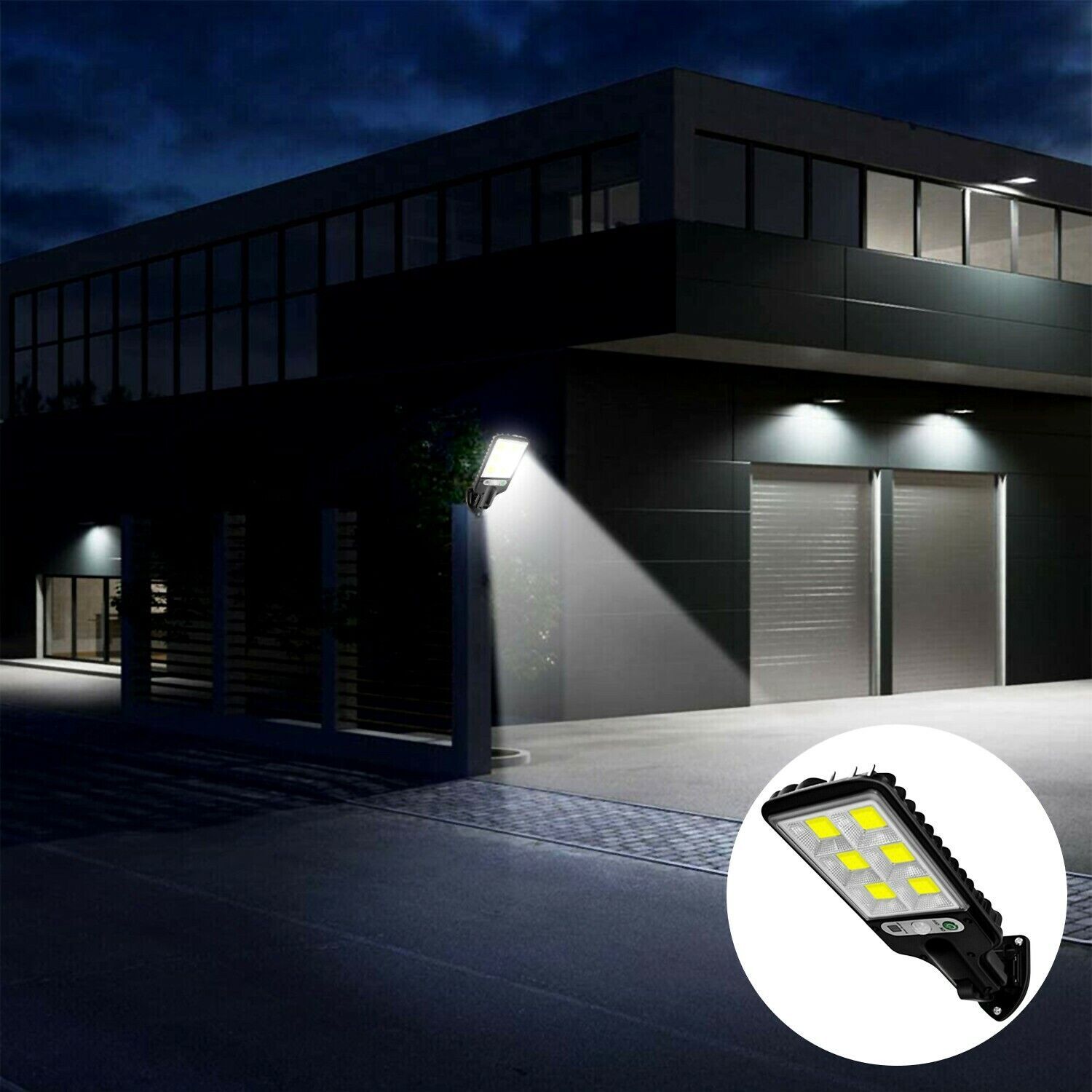 Solar-Powered PIR Motion Sensor Light