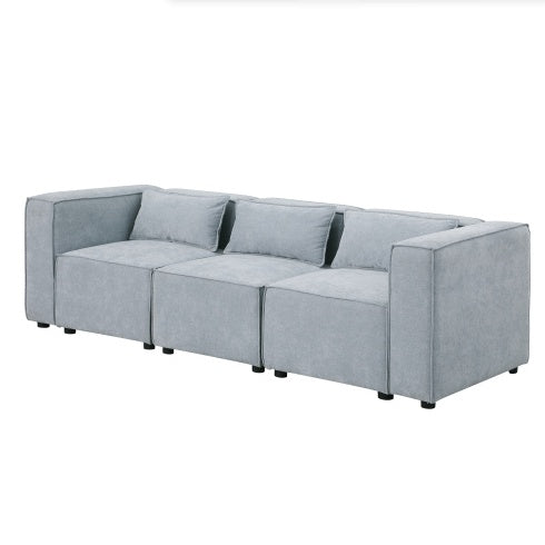 Modular Sofa BEIGE Chenille Fabric, Simple And Grand, The Seat And Back Is Very Soft. - FAIFCO