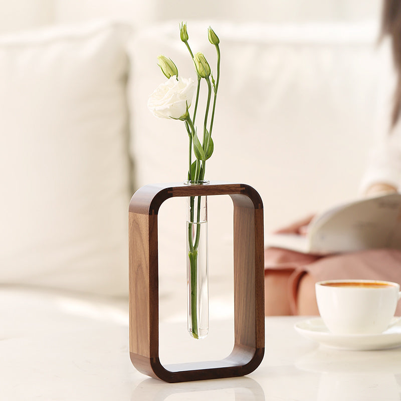 Modern Wooden Vase for Home