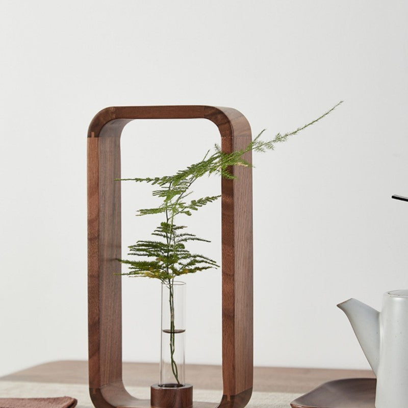 Modern Wooden Vase for Home