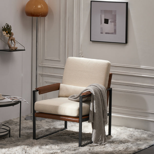 Modern Iron Frame Leisure Chair - FAIFCO
