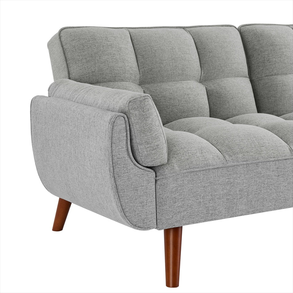 MarshMellow Grey Linen Sofa 2-Seater Lounge - FAIFCO
