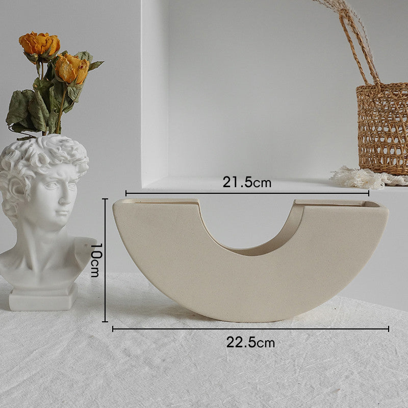 Minimalist Ceramic Vase for Living Room