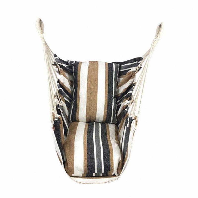 Portable Canvas Hammock Chair Indoor/Outdoor Swing Seat