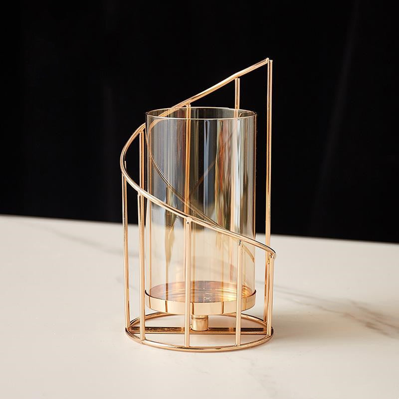 American-Style Iron & Glass Ornament
