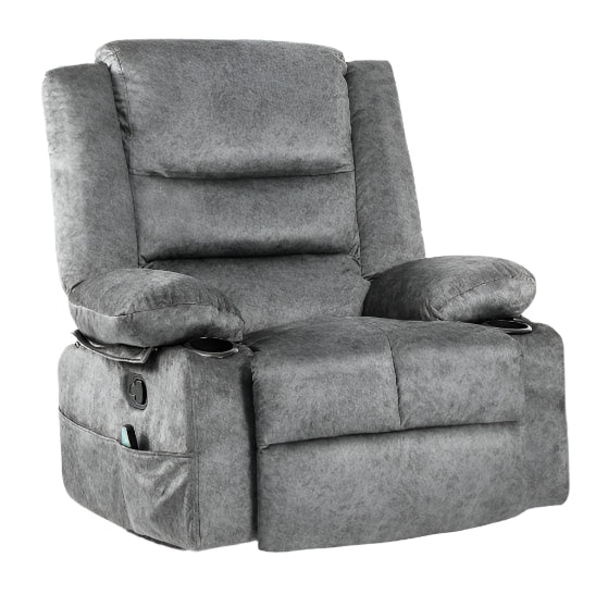 Deluxe Swivel Recliner with Massage & Heating - FAIFCO