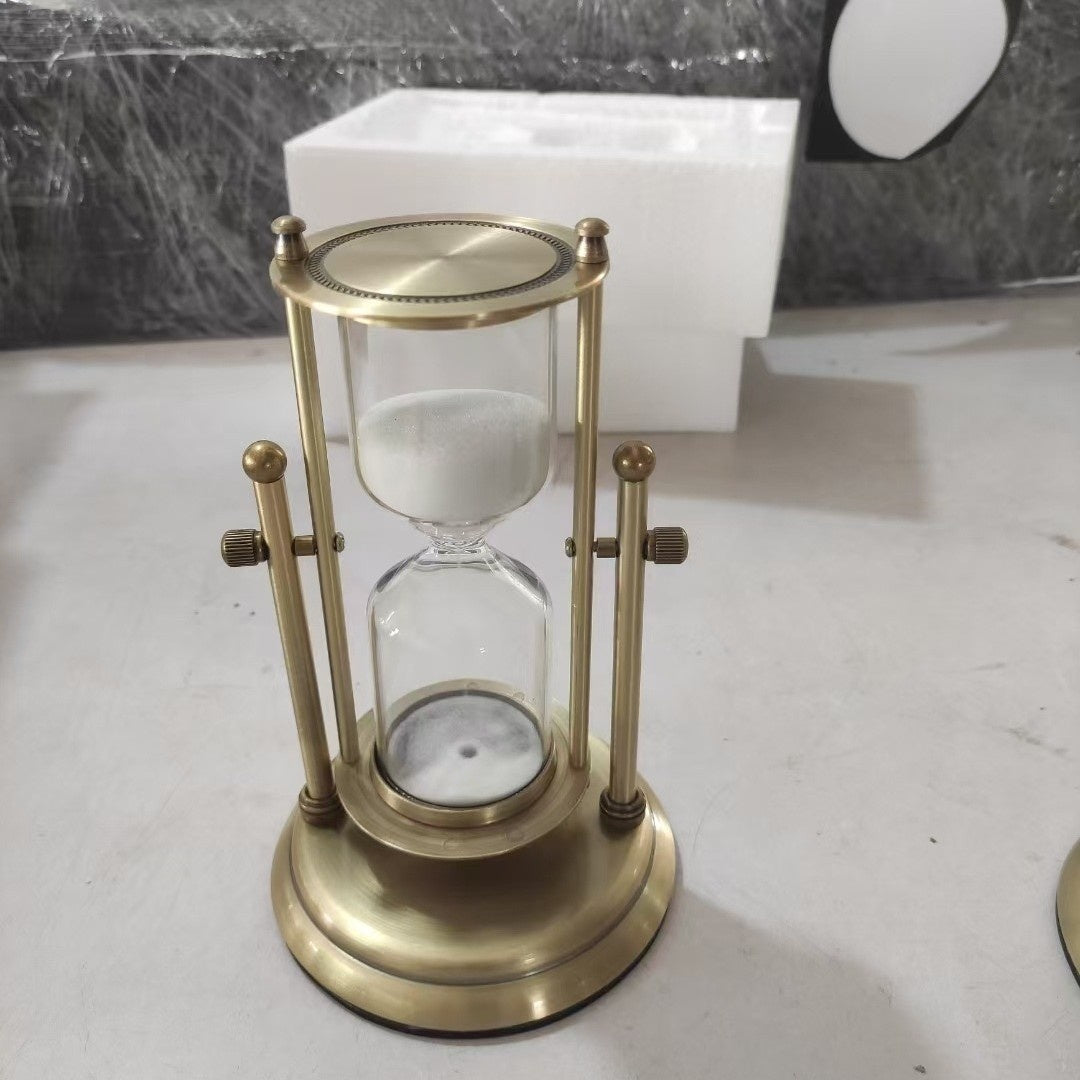 Wooden Hourglass Timer 15 Minutes Desk Study Room