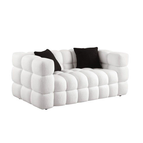 Marshmallow Sofa,boucle Sofa ,BLACK Color,