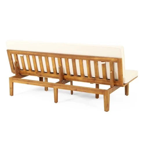 FAIF™ JILL DAYBED – Versatile Acacia Wood Daybed with Water-Resistant Cushions