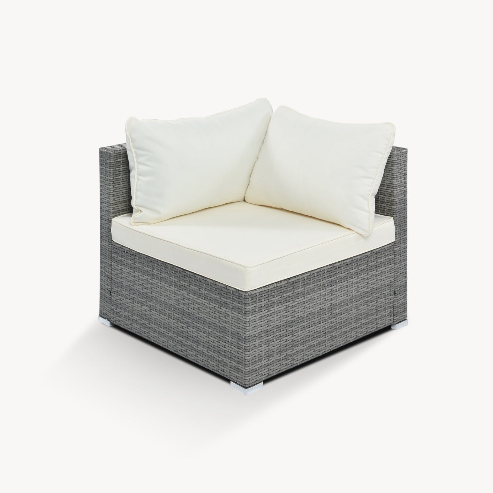 8-Pc Wicker Patio Set with Cushions Modular Outdoor Sofa