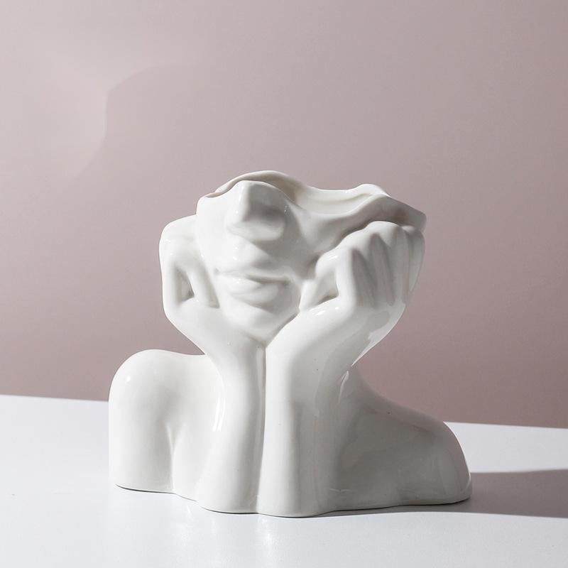 Ceramic Body Vase – Modern Home Decor