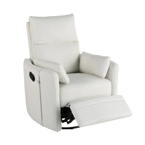 Upholstered Swivel Recliner Rocker - FAIFCO