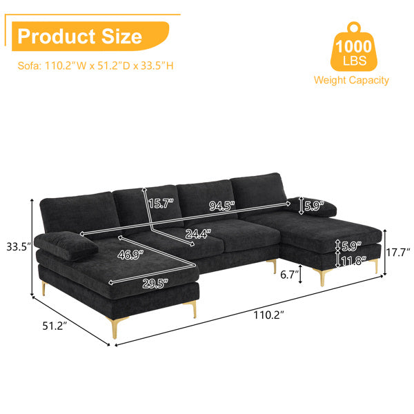 U-shaped Indoor Modular Sofa