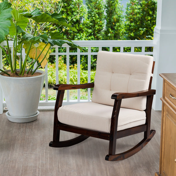 Outdoor Wood Rocking Chair