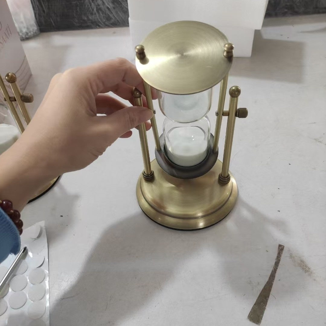 Wooden Hourglass Timer 15 Minutes Desk Study Room
