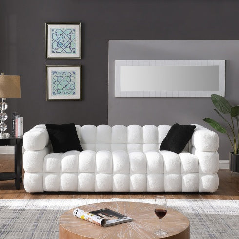 Marshmallow Boucle Sofa 3 Seater