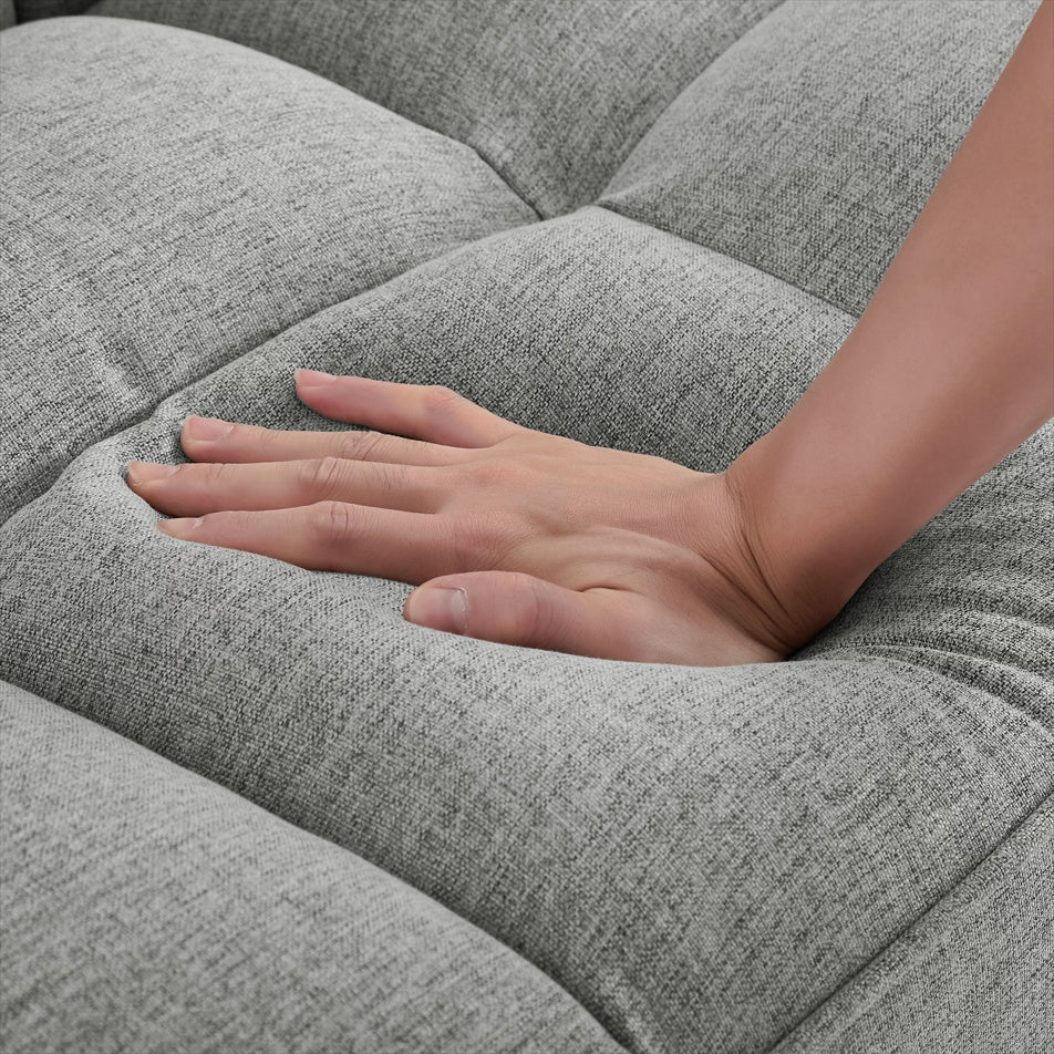 MarshMellow Grey Linen Sofa 2-Seater Lounge